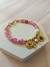 Pulsera Borreguitos de la Abundancia cuarzo rosa - Roxest Joyería Fina