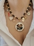 Collar Granate Maxi Nacar Trébol - Roxest Joyería Fina