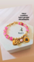 Pulsera Borreguitos de la Abundancia cuarzo rosa - comprar en línea