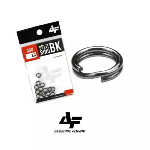 Argola Albatroz Fishing Split Ring BK Size 2 c/ 20 unidades