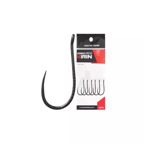 Anzol Albatroz Chinu Sure Kirin Size 10 c/ 12 unidades PRETO