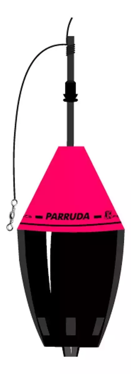 Bóia JR Pesca 165 boia cevadeira kuru flex 62g ROSA