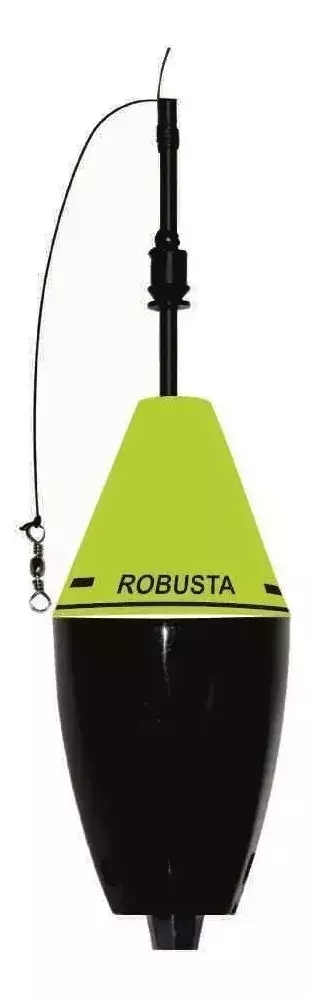 Bóia JR Pesca Bóia cevadeira Robusta 117 Robusta 65g AMARELO