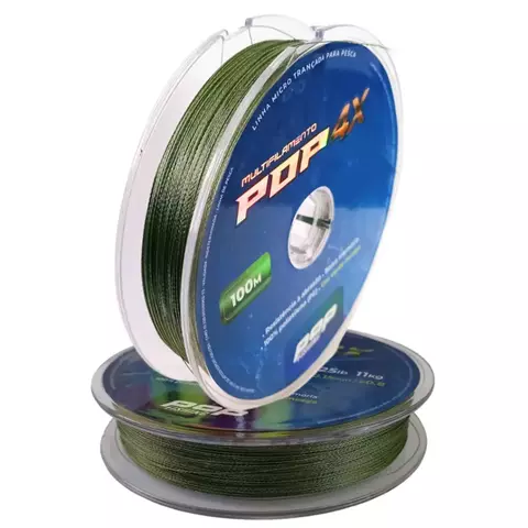 Linha Pop Fishing Pop4X Multifilamento 0.40mm 29Kg 100m