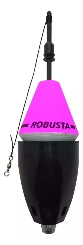 Bóia JR Pesca Bóia cevadeira Robusta 150 Robusta 65g ROSA