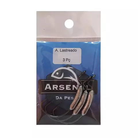 Anzol Lastreado Arsenal da Pesca Size 4/0 c/ 3 unidades