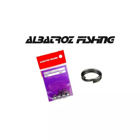 Argola Albatroz Fishing Split Ring BK Size 3 c/ 16 unidades
