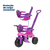 Carrinho de Passeio com Pedal Infantil Kemotoca Baby Dog Rosa Bering - comprar online