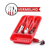 Conjunto de Talheres Home em Aço Inox Vermelho 25 Peças na internet