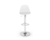 Banqueta Giratoria Alta Encosto Branca 1 Un Bering - comprar online