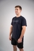 Camiseta de Treino Dry Fit Front Preta Masculina - loja online