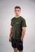 Camiseta de Treino Dry Fit Basic Verde Militar Masculina - loja online