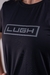 Camiseta de Treino Dry Fit Front Preta Feminina - Lugh Fitwear