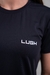 Camiseta de Treino Dry Fit Basic Preta Feminina - Lugh Fitwear