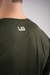 Camiseta de Treino Dry Fit Basic Verde Militar Masculina