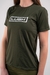 Camiseta de Treino Dry Fit Front Verde Militar Feminina - comprar online