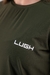 Camiseta de Treino Dry Fit Basic Verde Militar Feminina - Lugh Fitwear