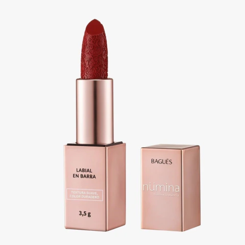 LABIAL EN BARRA COLOR ROJO POWER - NUMINA - PRE VENTA