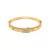 Bracelete Dourado Cravejado de Zircônia