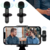 Microfone de lapela sem fio, gravação de áudio e vídeo, mini microfone para - comprar online