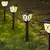 Kit 2 Luminárias Solares de Jardim - Luz Quente LED