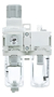 AC20A-F02CE-D | SMC | Conjunto Preparacao Ar Frl Serie Ac-d