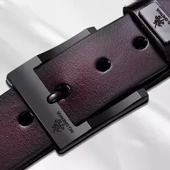 Stylish leather belt for men's casual or formal wear on internet