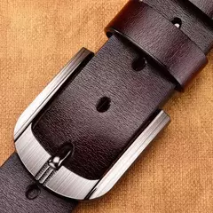 Stylish leather belt for men's casual or formal wear on internet