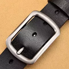 Stylish leather belt for men's casual or formal wear - buy online