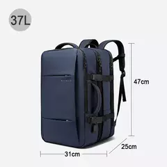 Image of BANGE travel backpack, business and school, with USB to charge smartphone