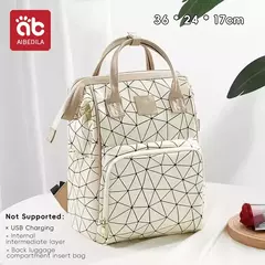 AIBEDILA Mommy Bag Waterproof Large Capacity Fashionable and High Quality - online store