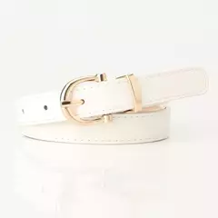 Leather Simple Metal Buckle Belt Girls - Offer Store Oficial