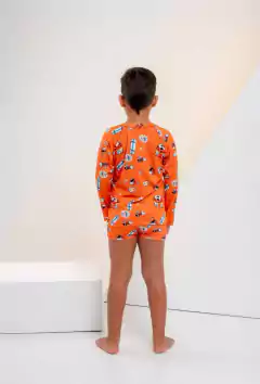 Conjunto Banho Premio-Gato skatista - Dinalan kids moda infantil 