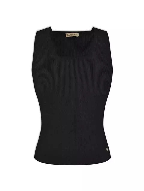 REGATA BIAMAR DE ALGODÃO ALÇA LARGA COM DECOTE QUADRADO 11465