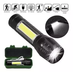 LINTERNA VINCHA LED+LINTERNA DE MANO + DE REGALO LLAVERO LINTERNA LED TROKKA. - Trokkashop