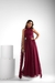 03 vestido de festa de gola e capa - loja online