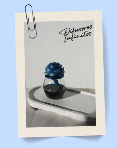 Difusor infinito Mini Blue + Esencia + Color - comprar online