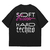 Camiseta Oversized_Soft Kisses Hard Techno