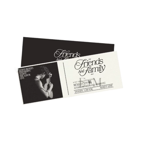 For Friends & Family Only Boleto Conmemorativo