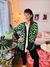 Cardigans Print Verde - comprar en línea