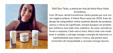 Banner de Maria Rosa Velas Aromáticas