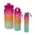 Kit 3 Garrafa De Água Squeeze Motivacional - comprar online