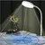 Luminária de Mesa Abajur Sofisticado Recarregável de LED - JS variedades