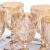 Jogo de 6 Taças Diamante Copo Vidro ( Diamante Azul, Diamante Dourado, Diamante Fumê, Diamante Transparente, Diamante Marrom)