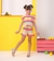 Conjunto colorido donuts gatinho na internet