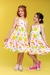 Vestido Infantil Amarelo Smile