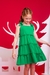 Vestido Infantil Verde Natal Chic Três Marias - comprar online