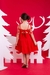 Vestido Infantil Vermelho Natal Chic na internet