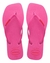 HAVAIANAS SLIM SQUARE LOGO POPUP ROSA FLUX