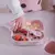 Imagem do KIT ALIMENTACAO INFANTIL COM 4 PECAS DE SILICONE ROSA PETIT PIA